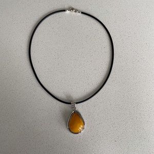Elegant Amber Pendant